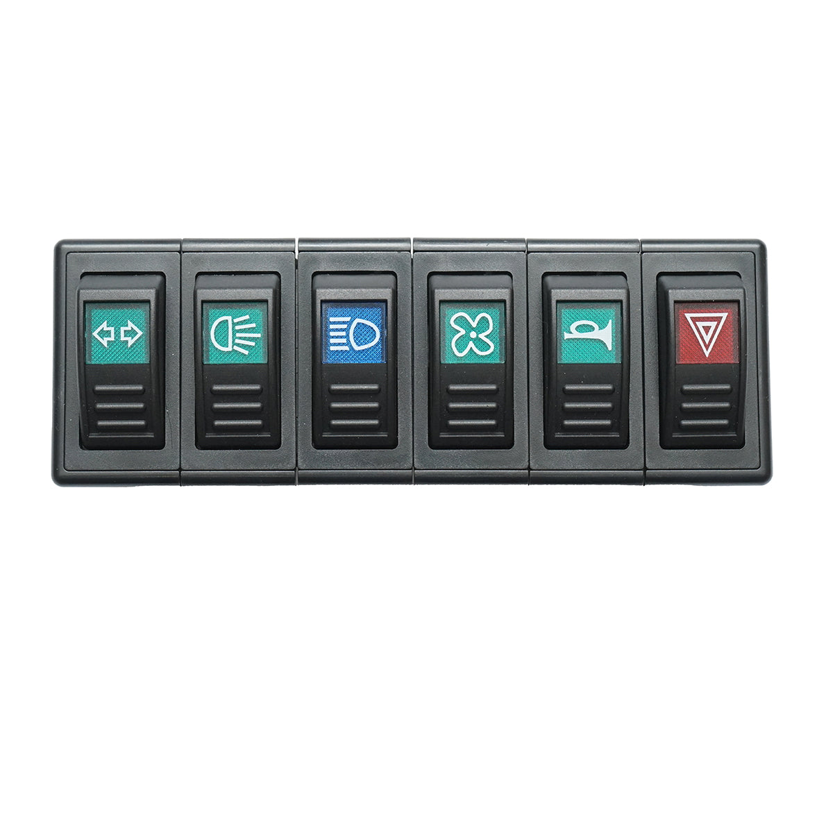 Control panel, 6-button universal switch